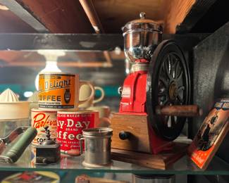 Vintage coffee grinder