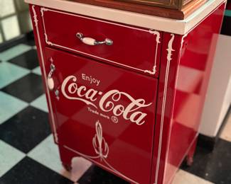 Coca Cola storage stand