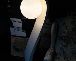 Mid century serpent lamp