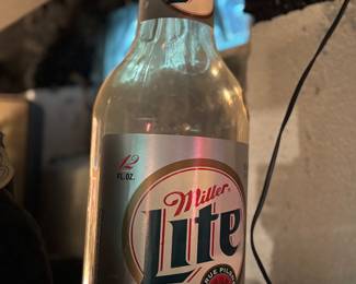 Vintage Miller beer advertising  bottle