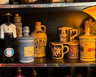 Jim Beam whiskey bottle collection