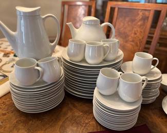 White bone china set