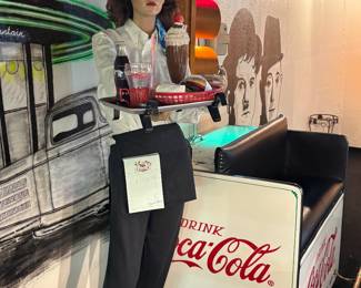 Christy the car hop mannequin!