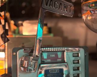 Antique cab fair meter