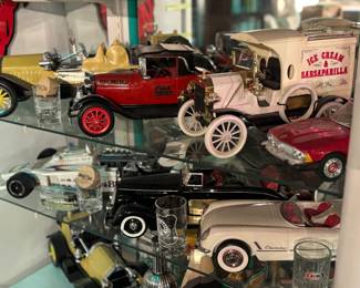 Jim beam whiskey decanters