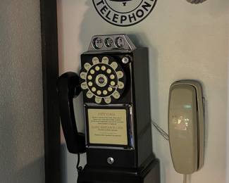 Vintage pay phone