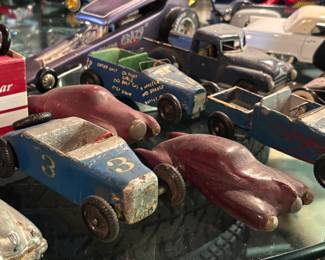 Wood model cars