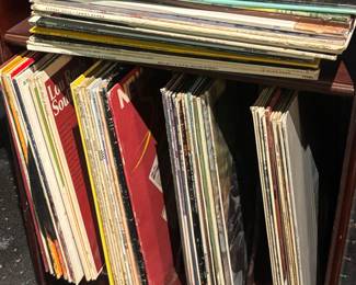 Vintage vinyl 33rpm records