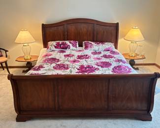 Recently purchased king adjustable mattress and sleigh bed