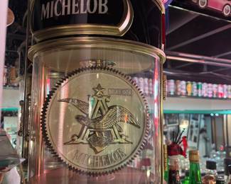 Michelob beer hanging display advertisement