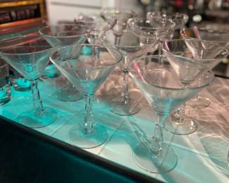 Martini glasses
