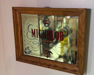 Michelob beer mirrored sign
