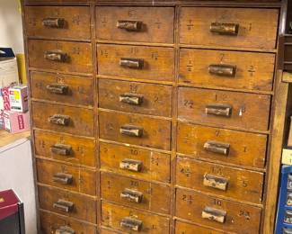 Vintage wood tool organizer