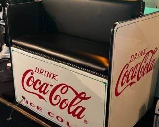 Awesome vintage Coca-Cola bench