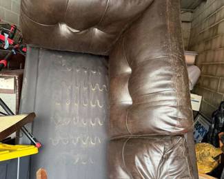 Leather sectional $700.00