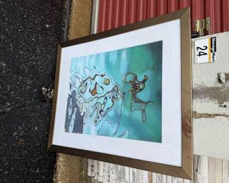 $50.00 Big framed picture 
