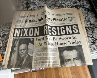 Various historical newspapers