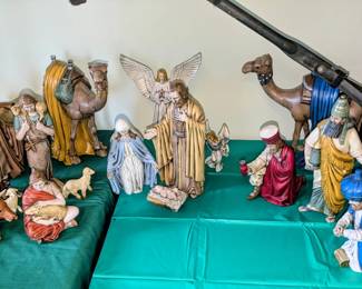 Hand Painted Nativity