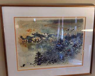 Impressionist Lithograph by Ned Pankin