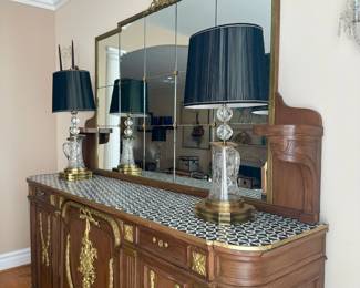 Buffet and Crystal Lamps