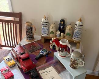 Shultz & Dooley Steins and vintage trucks.