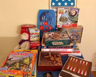 Large variety of games.
