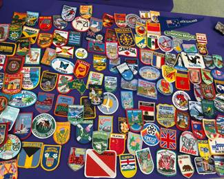 Collection of patches from around the world 