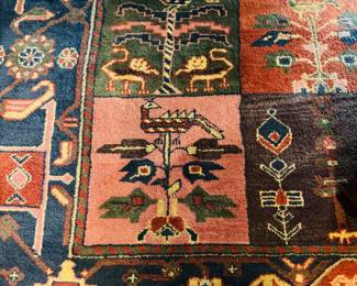 Vintage 8x10 wool rug