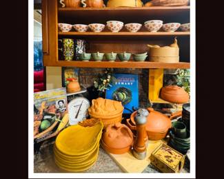 Terracotta kitchen items