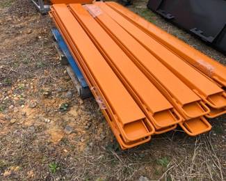 1 SET 6 PALLET FORK EXTENSIONS