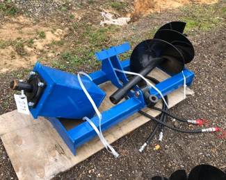 SKID STEER AUGER SET W 15 BIT