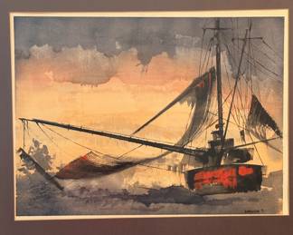 Nathanson watercolor, dated '71