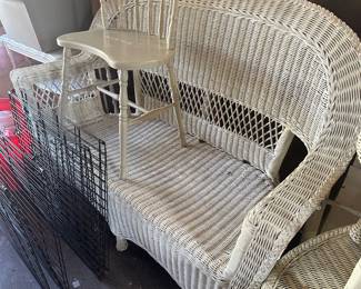 Nice wicker furniture in good condition