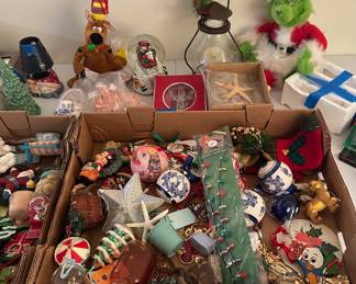 Tons of ornaments