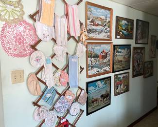 Handmade potholders, Paint by Number