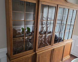 1950s Mid-Century Baker Breakfront Cabinet