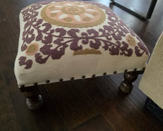 Embroidered Stool