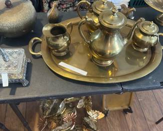 Brass decor items