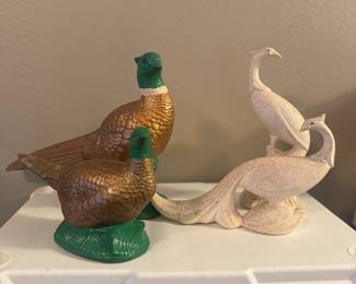 Vintage painted plaster decor