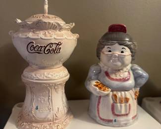 Coke cookie jar