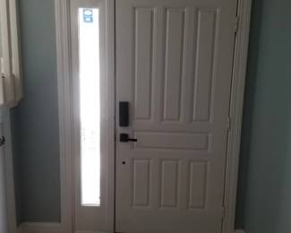 Entry door - interior view