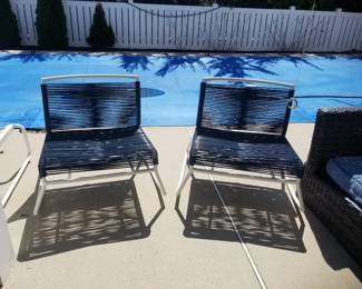 Ebel Monaco woven rocking chairs