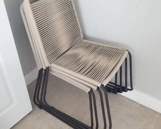 Contemporary stacking chairs
