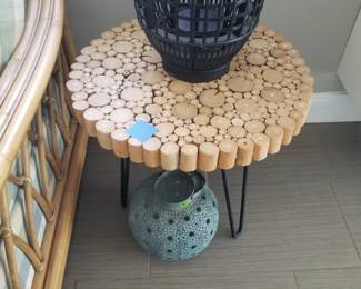 End table table top detail