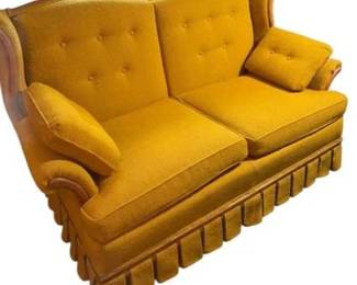 VINTAGE VALENTINE SEAVER ORIGINAL LOVESEAT