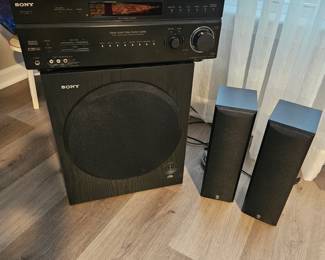 Sony DTS audio/video control center with speakers