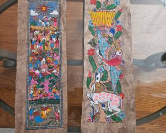 Amazing Latin Art on Bark