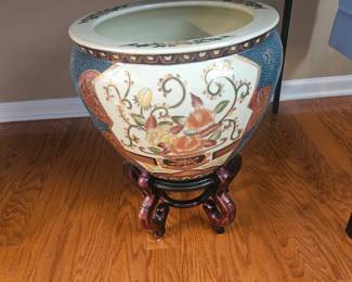 Asian inspired Jardiniere/Fish bowl