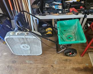 Spreader and box fan