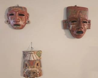Hand made Peruvian Masks